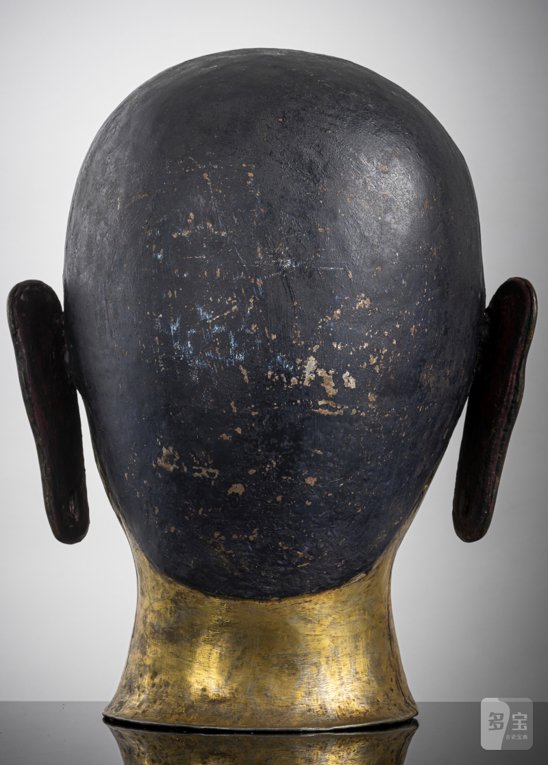 A RARE EMBOSSED COPPER RITUAL HEAD - 图4